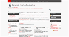 Desktop Screenshot of comunitate-materiale-constructii.ro